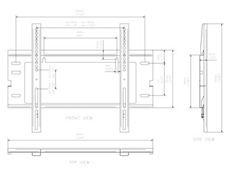 26–40 tommer, maks. 30 kg,
