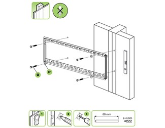 23-55'' 45kg hvitfarget VESA