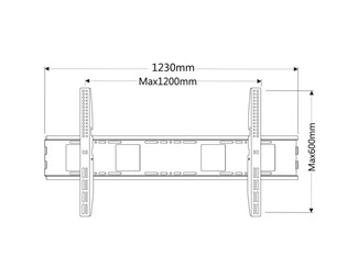 55-100''  150Kg VESA 1200x600