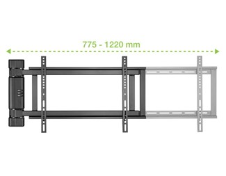 32-75'' 50kg VESA Veggarm