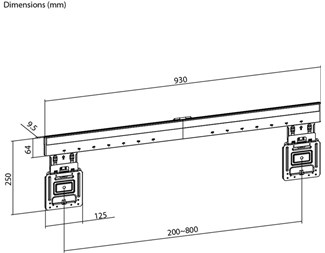 43-100'' - 75 kg, Svart