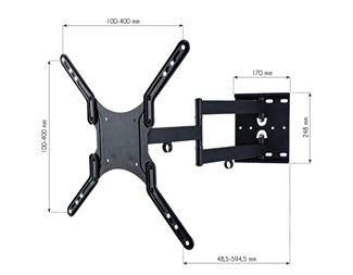 23-55'' 45kg VESA Veggarm