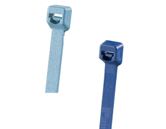 Kabelstrips 100x2,5x1,1 mm metaldet. polypropen, mørkeblå, 100 stk. (M)