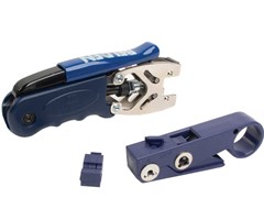 Compression Tool + Cable Strip Tool for RG59/RG6 cables