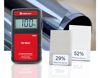 Digital måler for solfilm, glass og tekstil