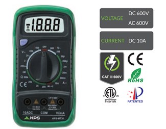 Multimeter Digitalt AC/DC 600V/10A MT30