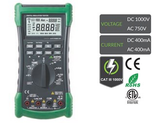 Digitalt multimeter og isolasjonstester MT740