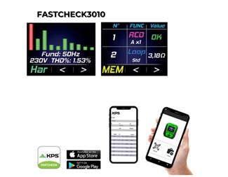Multitester med bluetooth FASTCHECK3010