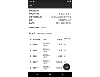 Multitester med bluetooth FASTCHECK3010