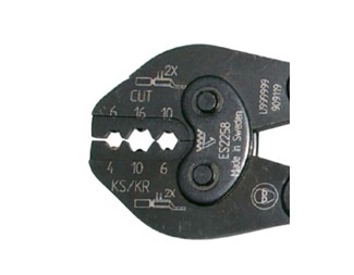 ES2258 Presstång f CUT hylsor 6-16mm² och KR/KS 4-10mm²