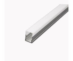 Aluminiumsprofil 2,5M 20x30 for LED-lister 230V