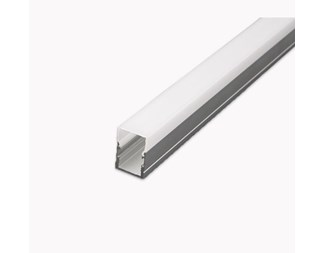 Aluminiumsprofil 2,5M 20x30 for LED-lister 230V