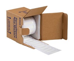 Hvit 50,80mm bred x 21,62mm høy 1/250 stk.