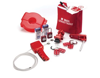 lockout-tagout Liten justerbar låssats
