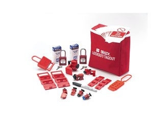 lockout-tagout paket sats för elektrisk spärr