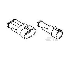 SUPERSEAL 1,5 5P TAB CONNECTOR