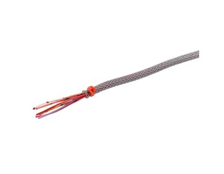 NC 4 HF Exp sleeving V0 3,0-7,0mm Grey Reel 100m
