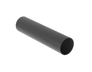 Non-Shrink PVC tubing, ,50'' (12,7 mm) innvendig diameter, 600 v
