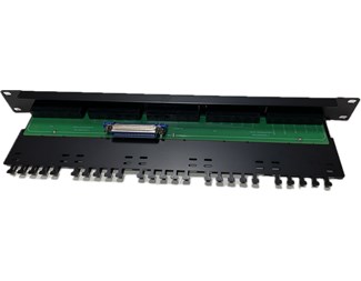 Telco-panel 24xRJ11 til Centronic 50, 19", 1HE