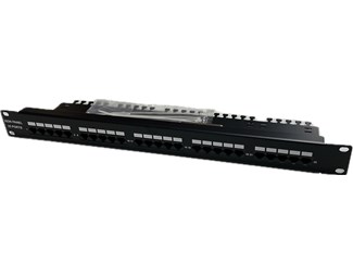 Telco-panel 24xRJ11 til Centronic 50, 19", 1HE
