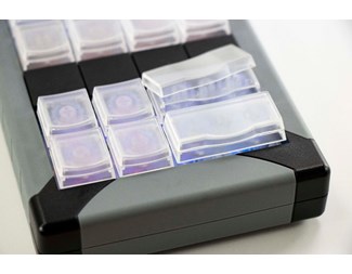 Horisontal dobbelttangent, transparent, 10stk