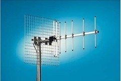 Net1 yagi-antenne, 380-500MHz inkl mast/veggfeset