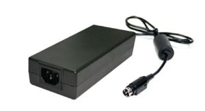 Strømforsyning 48 V DC, 120 W, DC-jack med låsing