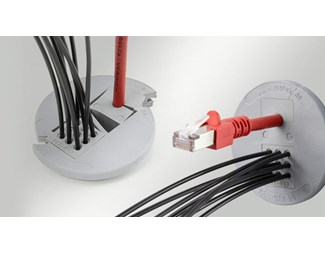 KEL QTA 24/2-DP18 kabelgenomf.platta, 10st