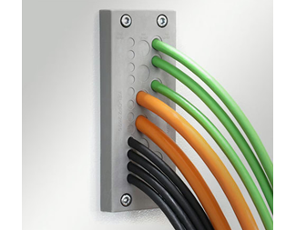 KEL-DPZ 24/17 grey Cable entry plate, 10st