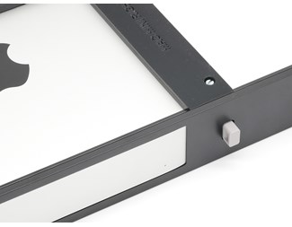 Svart 19" Panel med Feste til Apple Mac Mini M1 2U