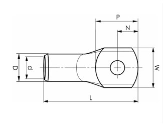 KRF16-5 / Cu-rörkabelsko typ F, 100st