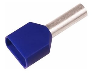 A1,5-8ET2/ Isolerad ändhylsa TWIN, 100st