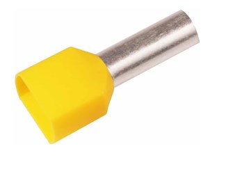 A1,5-8ET2/ Isolerad ändhylsa TWIN, 100st