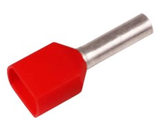 A1,5-8ET2/ Isolerad ändhylsa TWIN, 100st