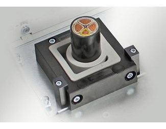 Kabelgenomföringsram för 1 KTF-insats