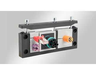 KEL-E2 V2A kabelgenomföringsram för 2 KT, 10st