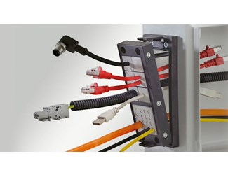 KEL-E2 V2A kabelgenomföringsram för 2 KT, 10st