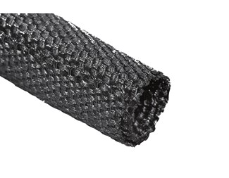 SKYDDSSTRUMPA Svart DIAM. 13mm 50M/RULLE