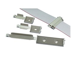 SJÄLVHÄFTANDE FLATKABELCLIPS GRÅ, 100st